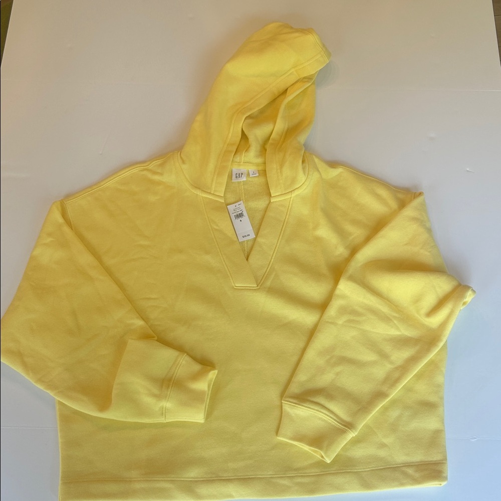 GAP Yellow Hooded Sweatshirt